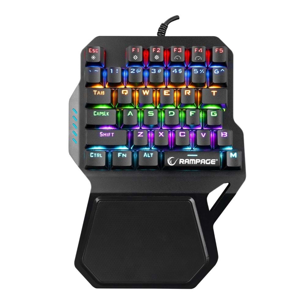 Rampage KB-R77 Palm USB Outemu Blue Switch Mekanik Mini Gaming