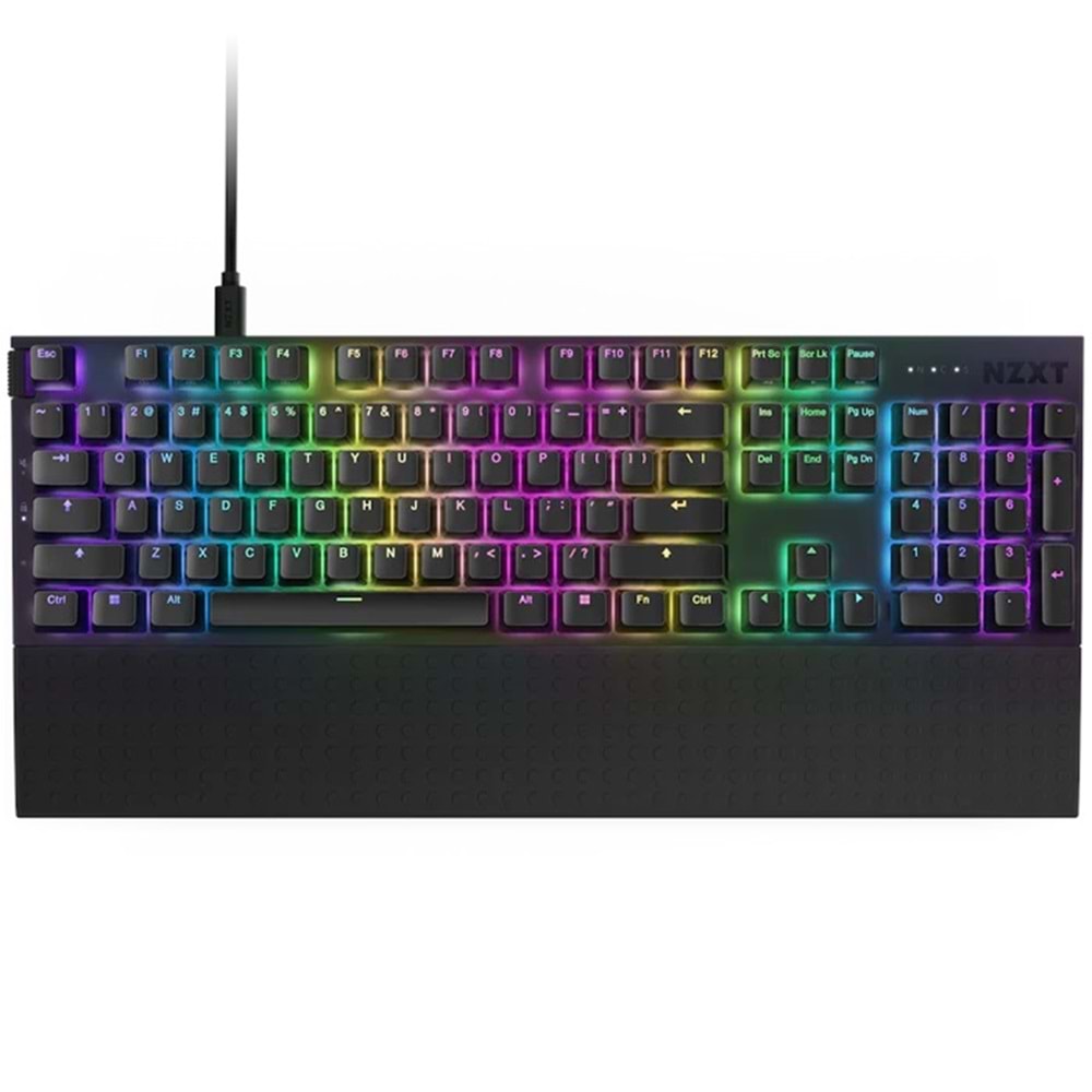 NZXT Function 2 Siyah 8K Hz Kablolu Gaming Klavye