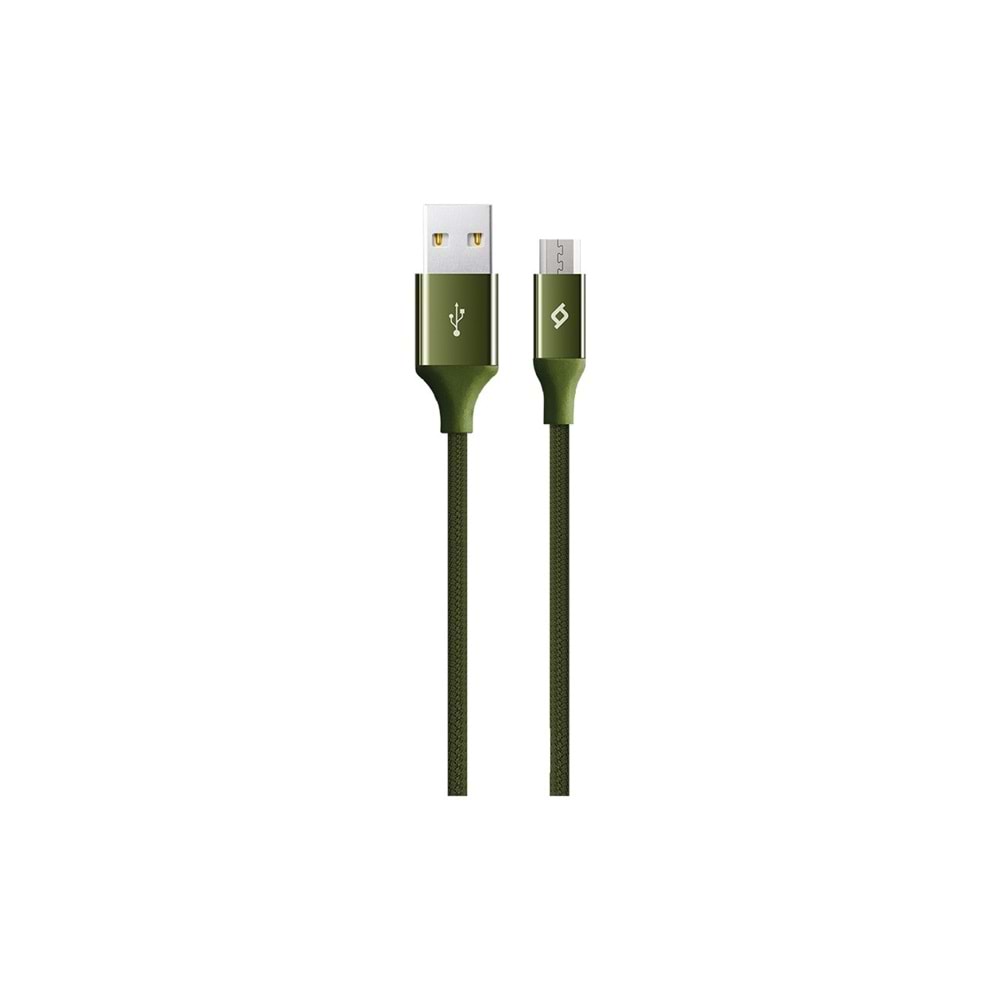 TTEC 2DK11HY AlumiCable 120 cm Micro USB - USB kablo Yeşil