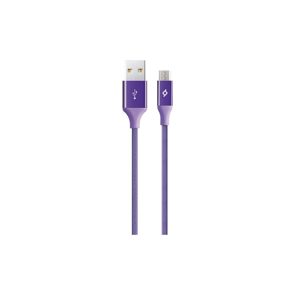 TTEC 2DK11MR AlumiCable 120 cm Micro USB - USB kablo Mor