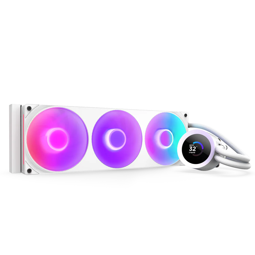 Nzxt Kraken Plus 360 RL-KR360-W2 RGB White 360mm IntelAMD Sıvı Soğutma