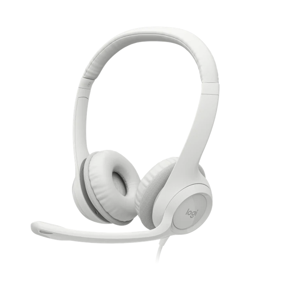 Logitech H390 Gürültü Engelleyici Mikrofon Beyaz Usb 981-001286