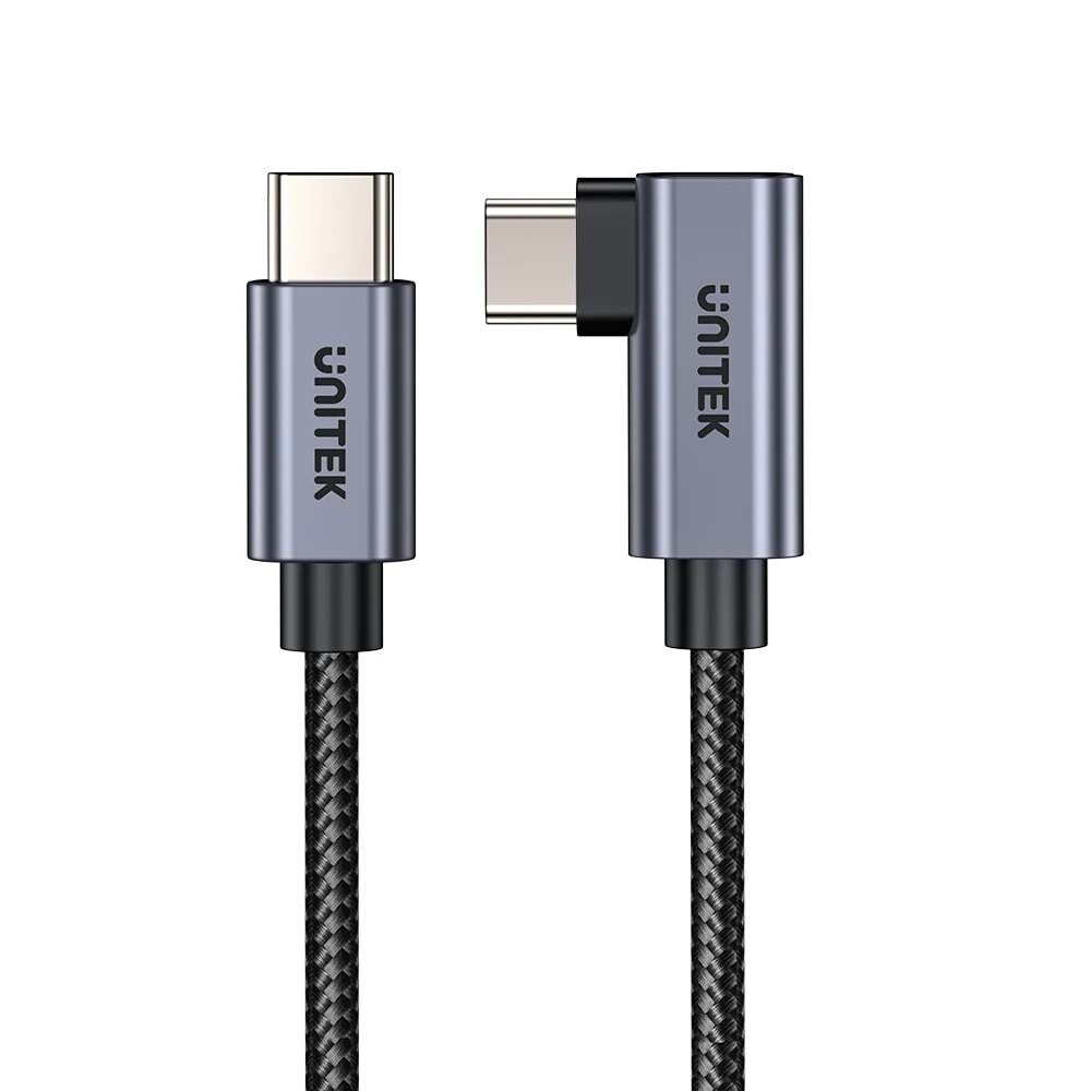 Unitek Type-C to Type-C 100W 5Mt 90 Açı Hızlı Şarj Kablosu (C14123BK-5