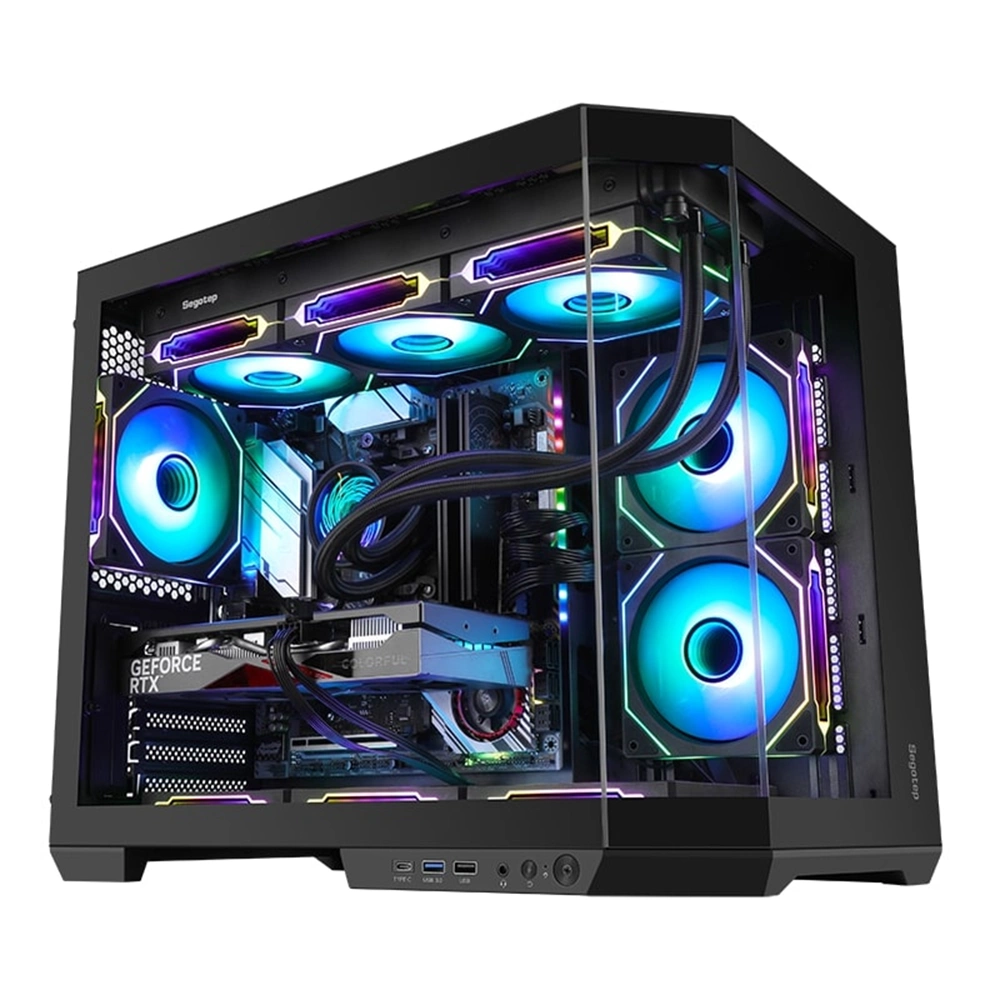 Segotep Lumi 3T 750W 80+ Bronze mATX PCIE 5.1 Midi Tower Siyah