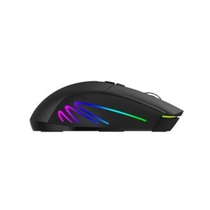 MOUSE GAMENOTE MS1021W KABLOSUZ RGB GAMING MOUSE SIYAH