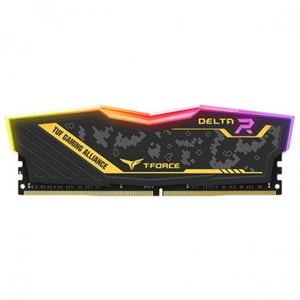 BELLEK TEAM T-FORCE TUF YELLOW DELTA RGB 16GB 3200MHZ DDR4 GAMING