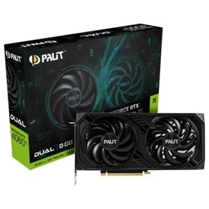 EKRAN KARTI PALIT RTX4060Ti Dual 8GB 128Bit GDDR6 3x DP, HDMI