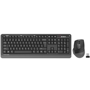 KABLOSUZ KLAVYEMOUSE A4TECH FG1035 Q GRİ TR LAYOUT