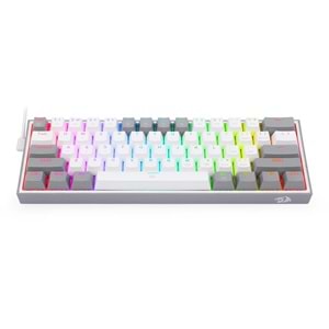Klavye Redragon K617 Fizz Rgb White Gray Red Switch Tr Layout