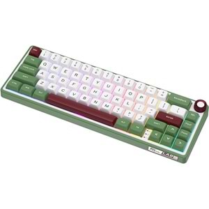 KLAVYE ROYAL KLUDGE R65 GREEN SAND CHARTREUSE SWITCH US LAYOUT