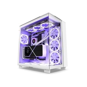 KASA NZXT H9 Elite White RGB Tempered Glass USB 3.2 Atx Mid Tower