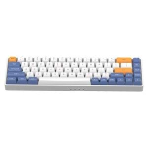 KLAVYE AIGO A68 Mavi Mekanik Red Switch Kablosuz Us Layout