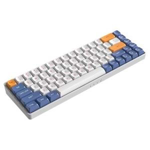 KLAVYE AIGO A68 Mavi Mekanik Red Switch Kablosuz Us Layout