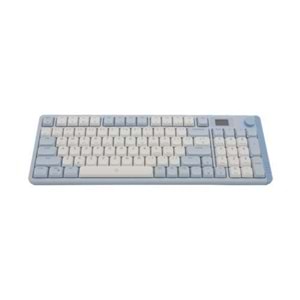 KLAVYE AIGO S99 RGB Mavi/Beyaz Mekanik RED Switch Kablosuz Us Layout