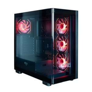 Kasa Aigo DS900G Siyah AT-750W 80+ Bronze 4xARGB Fan Mid Tower Kasa