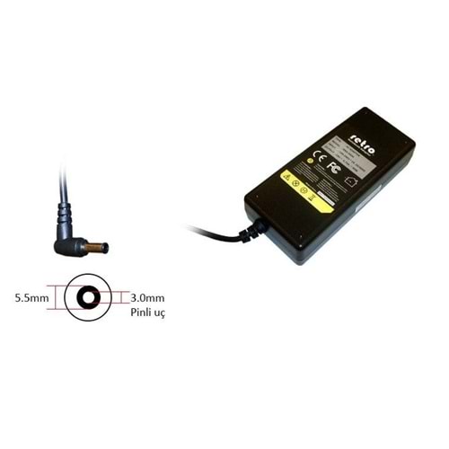 ADAPTOR DCA-SA060 19V 2.1A 40W 3.5mm x 5.5mm Pinli