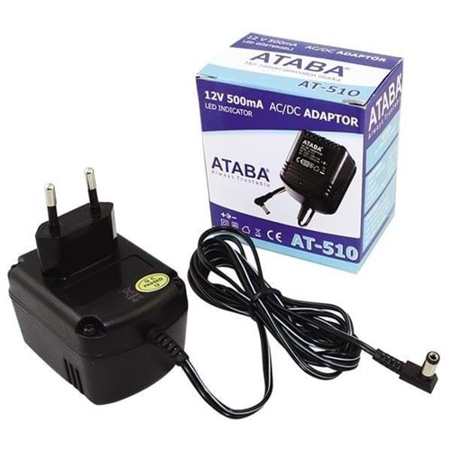 Adaptör DCS-040 Ataba AT-510 12v 500ma 6w Şarj Cihazı 5.5mm x 2.5mm