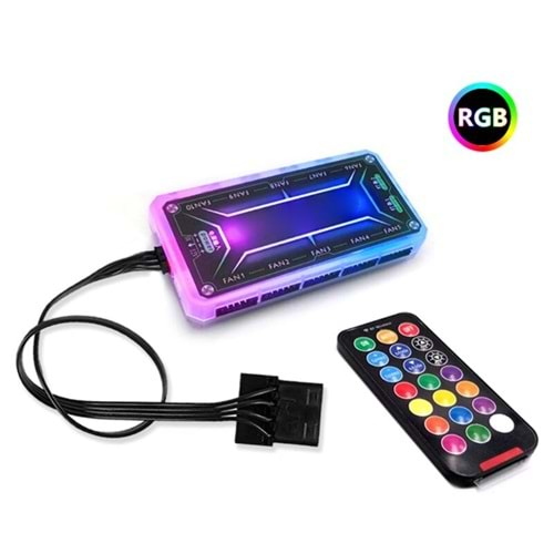 AKSESUAR 6 PIN RGB CONTROLLER + UZAKTAN KUMANDA