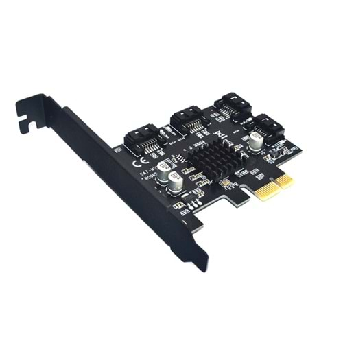 AKSESUAR PCI-E TO 4 PORT SATA KART