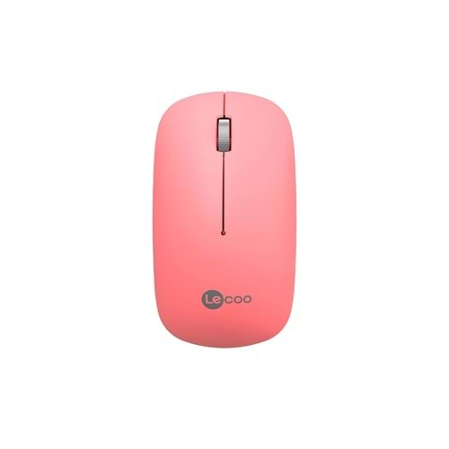 KABLOSUZ MOUSE LECOO WS214 PEMBE