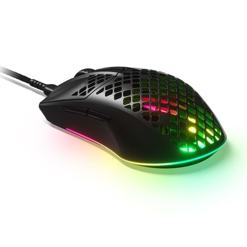 MOUSE STEELSERIES Aerox 3 SSM62611 Onyx 8500 CPI 6 Tuş RGB