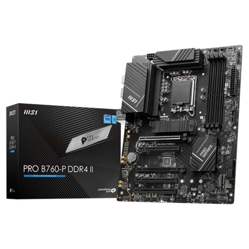 ANAKART MSI PRO B760-P DDR4 S+V+GL 1700p