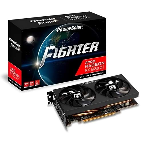 EKRAN KARTI POWERCOLOR FIGHTER 6650XT 8GBD6-3DH 8GB GDDR6 128Bit