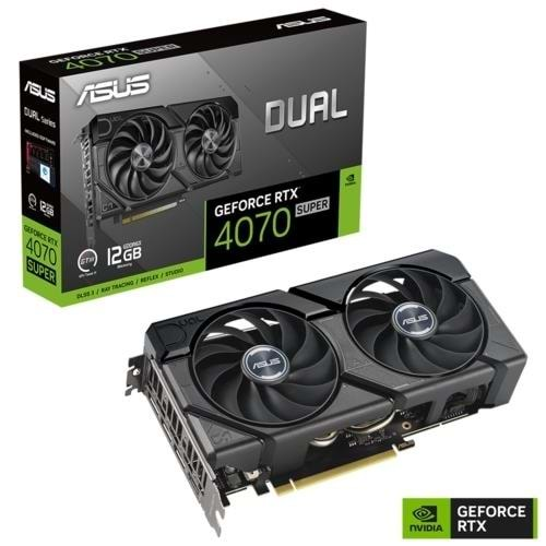 EKRAN KARTI ASUS DUAL-RTX4070S-12G-EVO SUPER 12GB GDDR6X 192bit