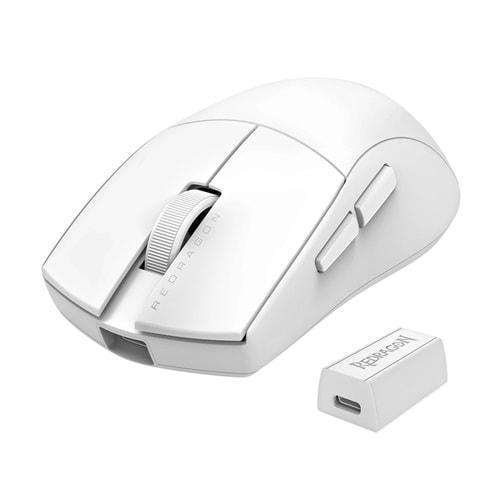 MOUSE REDRAGON M916W-PRO-4K WHITE WIRELESS