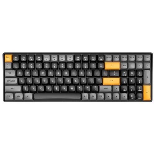 AIGO A100 Siyah Mekanik Yellow Switch Kablolu/Kablosuz Us Layout