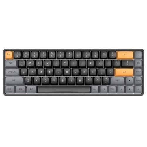 KLAVYE AIGO A68 Siyah Mekanik Red Switch Kablosuz Us Layout