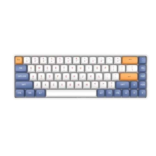 KLAVYE AIGO A68 Mavi Mekanik Red Switch Kablosuz Us Layout