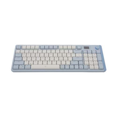 KLAVYE AIGO S99 RGB Mavi/Beyaz Mekanik RED Switch Kablosuz Us Layout
