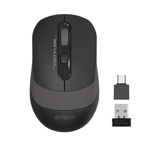 Mouse A4Tech Fg10Cs Air2 Stone Grey Optik Şarjlı Silent