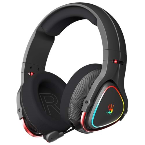 Bloody Mr720 Siyah Şarjlı Rgb Kulaklık-Bt&2.4G&3.5Mm