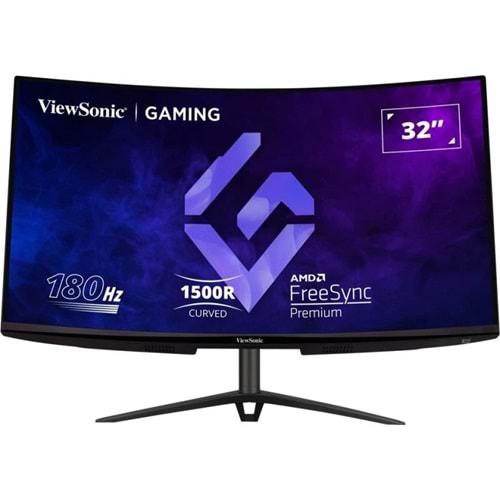 Monitör Viewsonic 32’’ Vx3218-Pc-Mhdj Full Hd 1Ms 180Hz Curved Gaming