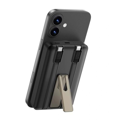 Aksesuar Wiwu Elite Powerbank Magsafe P056 10000Mah Black
