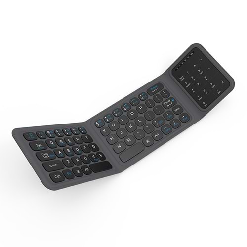 Wiwu Foldable Wireless Keyboard Fmk-05 Grey US Layout