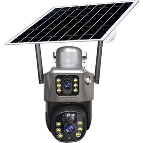 MPIA Mika Dual Lens Solar Ip Smart Camera Waterproof