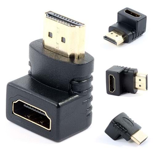 ADAPTOR HDMI E/D UZATMA 90 DERECE L ÇEVİRİCİ