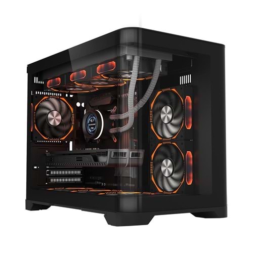 1St Player Uview Uv6 Siyah 750W 80+ Silver Atx 3.1 Argb 3X12Cm Fan