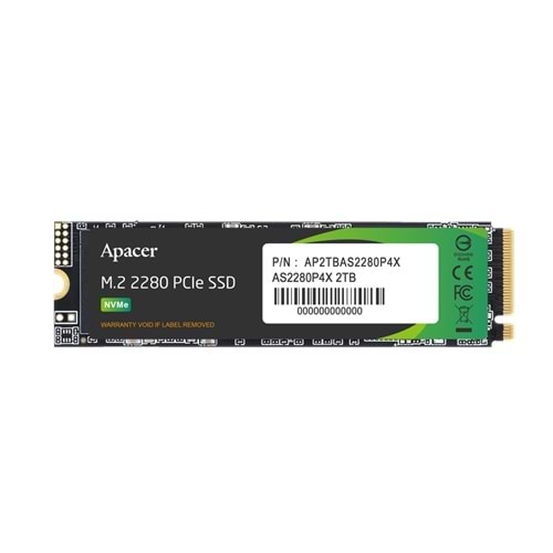 Apacer AS2280P4X 256GB 2100/1000MB/s NVMe PCIe Gen3x4 M.2