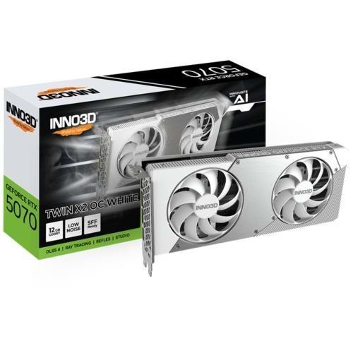 Ekran Kartı Inno3D RTX5070 Twin x2 OC White 12GB 192Bit GDDR7
