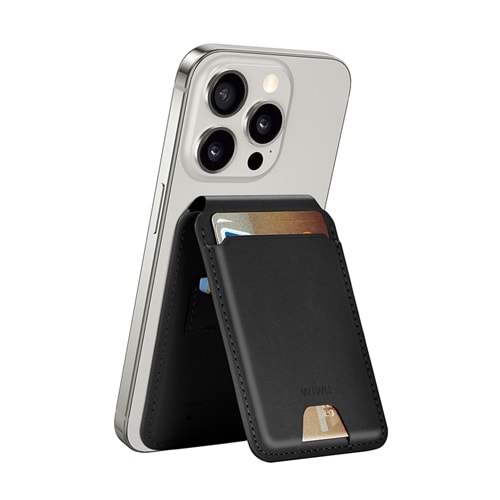 Wivu Mag Wallet Fm Mw-005 Magnetik Kartlık Siyah