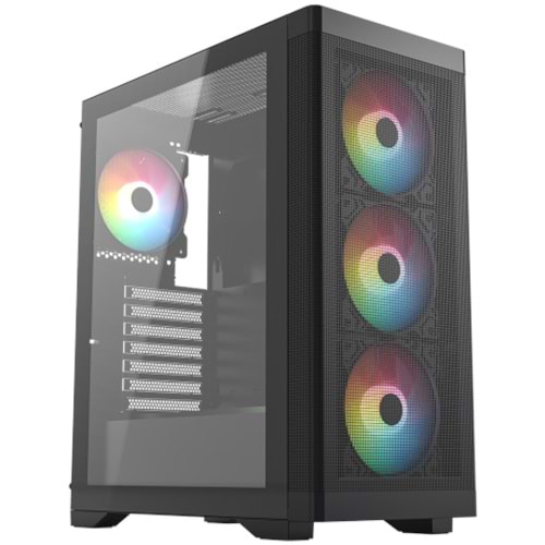 Kasa Frisby FC-9480G 600W 80+ Bronze 4X Rgb Mesh Siyah