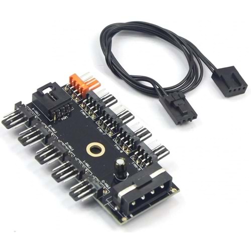 FAN ÇOKLAYICI 10 PORT Y PWM SPLITTER 4 PIN HUB IDE POWER ÇOKLAYICI