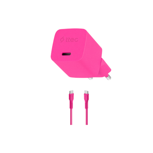 Şarj Cihazı Ttec 2SCG20CNP 20w GaN 5 Type-c Pembe