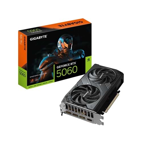 Gigabyte GeForce Rtx5060 Windforce Max OC GV-N5060WF2 8GB 128Bit GDDR7