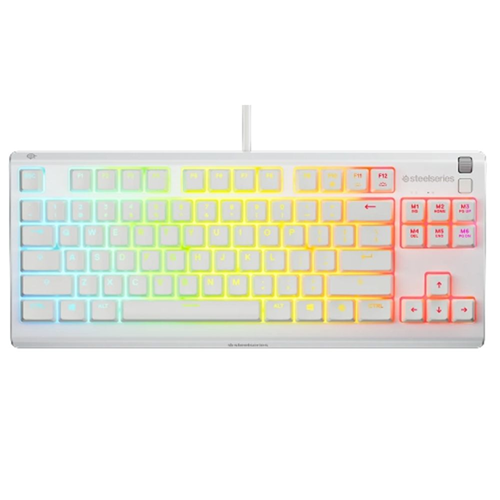 SteelSeries SSK64948 Apex 3 TKL TR Q RGB Membrane Kablolu Beyaz Gaming