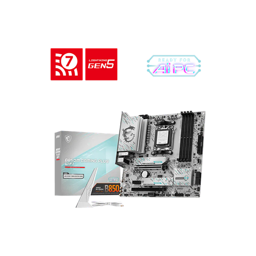 Msi B850M Gaming Plus WiFi 8200+ MT/s (OC) Wi-Fi 7 mAtx Am5
